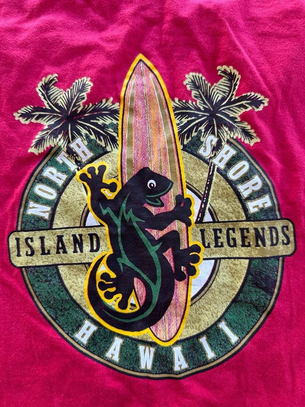 North Shore Island Legends Hawaii Gecko Graphic Tank Top
